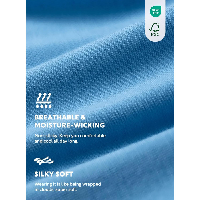 Боксерки чоловічі Separatec 7 шт. з подвійним мішечком, бамбукові, дихаючі, м'які (S, кольори: сіро-блакитний/темно-синій/оливковий/чорний/темно-сірий/темно-фіолетовий/сіро-ліловий)