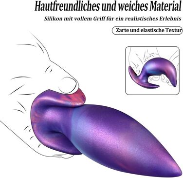 Анальний плаг Kuaecr Weichen Silikon XL для масажу G-точки та простати | Іграшки для дорослих