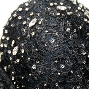 Чорний бюстгальтер-корсет з мережива та стразів Ellacci, топ-кроп, бюстгальтер, мереживний, сексуальний, чорний