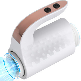 Масажер для чоловіків YCS Lustele - електричний, водонепроникний, з телескопічною конструкцією та 5 режимами обертання