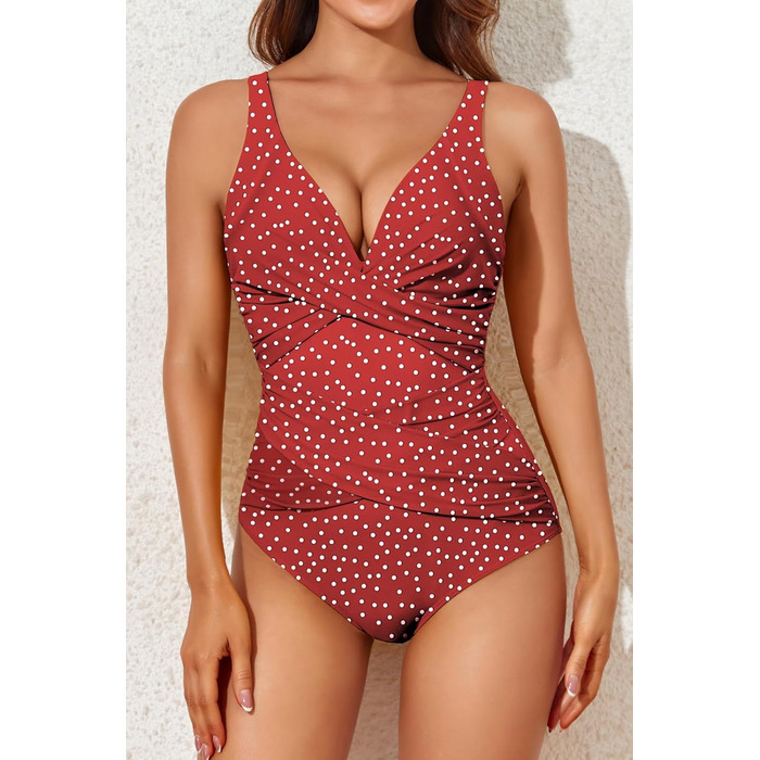 Купальник жіночий Smismivo з ефектом Push Up та животовитягуванням, червоний, S