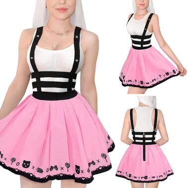 Комбінезон LittleForBig Overall для дорослих (4XL, Рожевий) - Bondage Bunny & Bear