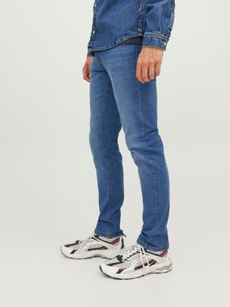 Чоловічі джинси Jack & Jones JJIMIKE Tapered Fit (завужені), синій денім, 31W/32L