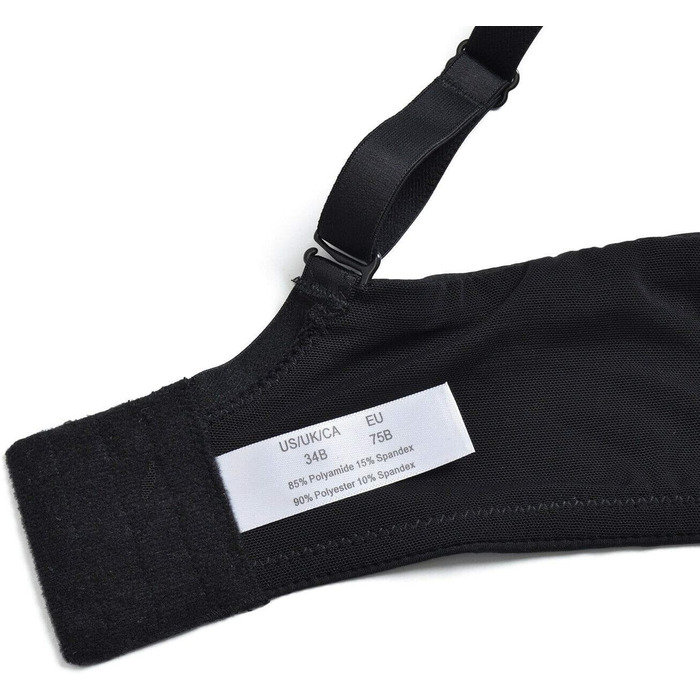 Чорний мереживний бюстгальтер-бралетта YANDW без підкладки, прозорий, 95C, новий