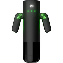 Електричний мастурбатор для чоловіків 3-в-1 з подвійними ручками, 10 швидкостей, реалістична вагіна, портативний секс-іграшка