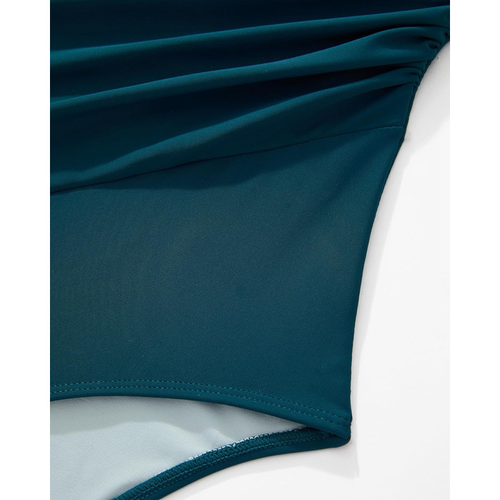 Сексуальний купальник RXRXCOCO V-подібний виріз, корегуючий животик, з відкритою спиною, з чашками, сапфірово-синій