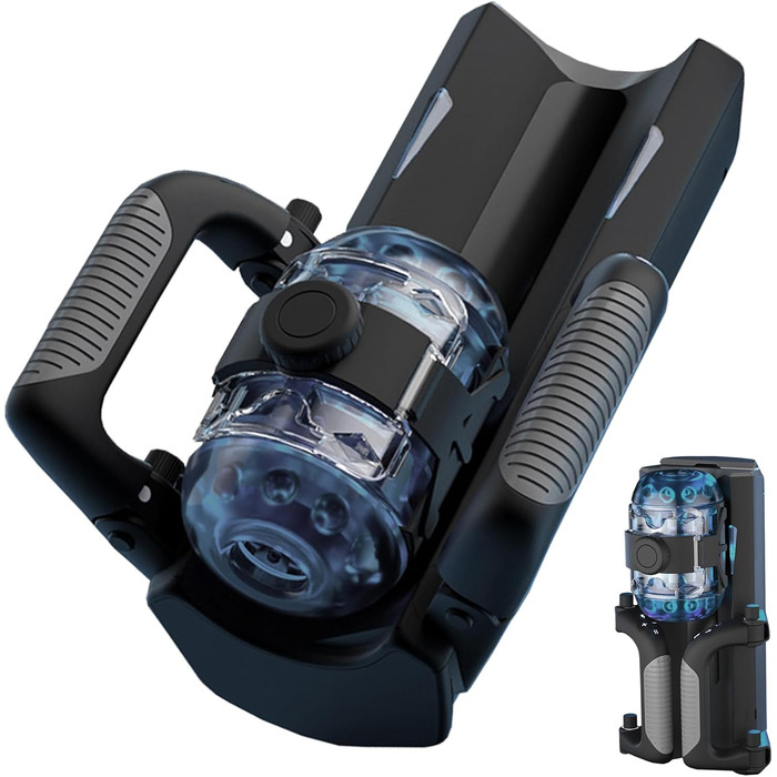 Електричний секс-іграшка для чоловіків: мастурбатор-чаша з подвійним руків'ям та реалістичною вагіною