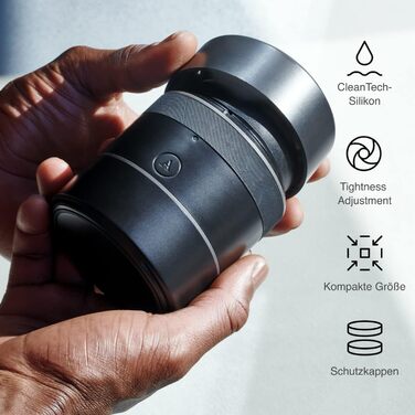 Arcwave Voy - Масажер для чоловіків, секс-іграшка з 8 рівнями інтенсивності та регулюванням щільності, чорний