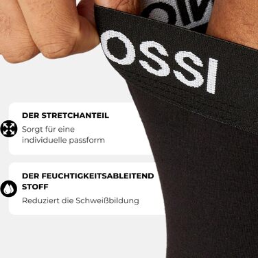 Боксерки чоловічі Antonio Rossi (12 шт.) - Multipack, чорний, сірий, білий, еластичний пояс