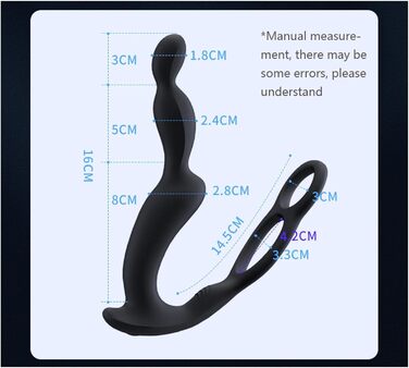 Вібратор для анусу, масажер простати, сексуальна іграшка для дорослих