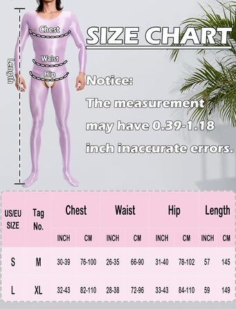 Комбінезон чоловічий AIEOE Gossy з відкриттям спереду, Stramper Overa, еластичний, Cubwear, колір фіолетовий, розмір S