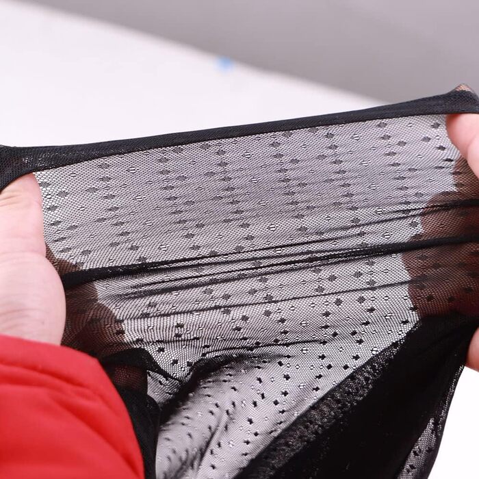 Чоловіча футболка з сітчастою тканиною та рифленим візерунком, спортивна, для фітнесу, чорна (M)