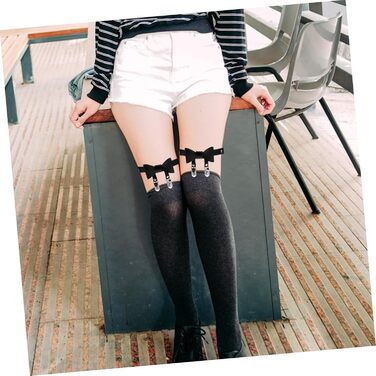 Затискач для панчіх Minkissy: регульований ремінь для ніг, стрічка-тримач, металевий, чорний