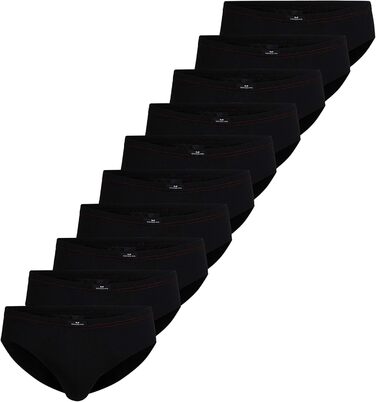 Слип-труси чоловічі Götzburg (10 шт.) з натуральної бавовни, чорний