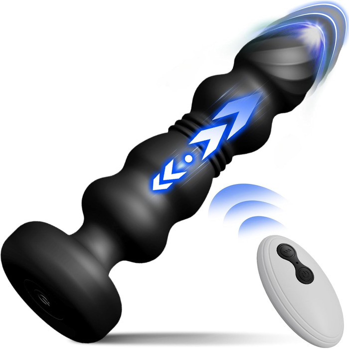 Вібратор для анусу з 10 режимами вібрації: стимуляція простати, для чоловіків та жінок, секс-іграшка