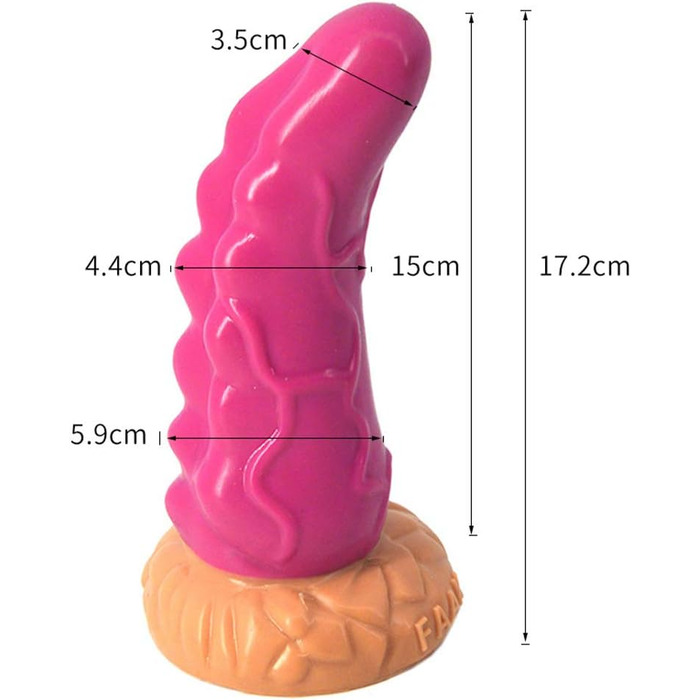 Анальний стимулятор ChicLSQ з сильним присоском, силікон, G-spot, для жінок (Золотий)