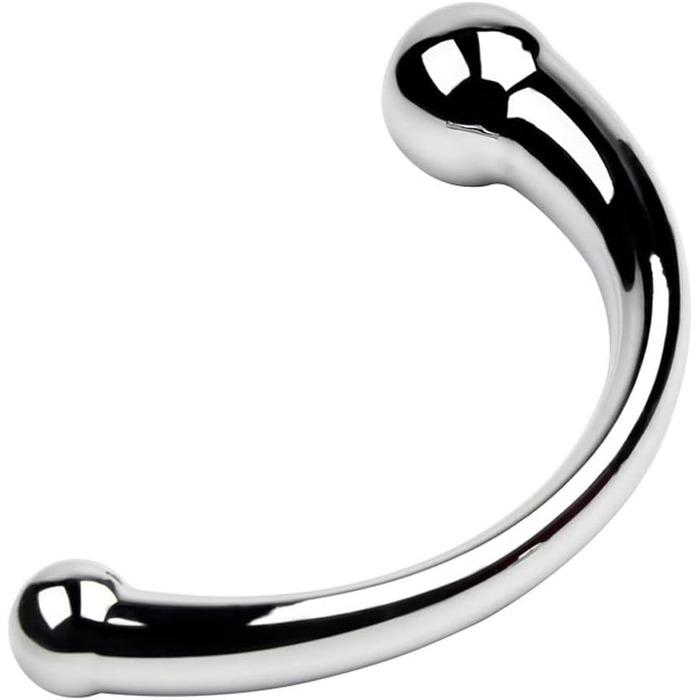 Металевий двосторонній дildo для стимуляції G-точки та масажу простати, анальні пробки для чоловіків та жінок