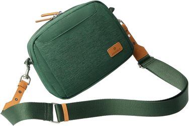 Сумка-кросбоді Nordace Siena Pro Travel — компактна дорожня сумка через плече для подорожей та щоденного використання, зелена