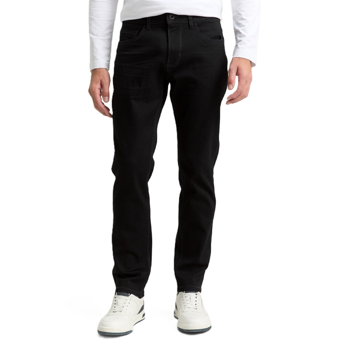 Чоловічі джинси Tom Tailor TTJOSH Regular Slim зі стрейчем, чорні (Black Denim), 34W / 32L