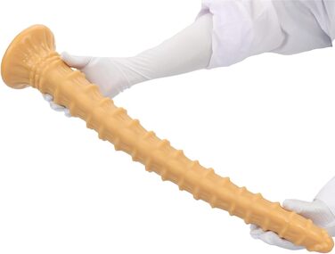 Гігантський Дилда Yasexx: Супердовгий Дилда з Чашкою для Вакууму, Простата, Стимуляція G-точки, для Чоловіків та Жінок (46 см)