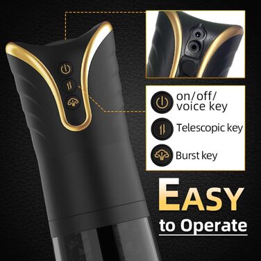 Автоматичний мастурбатор для чоловіків з 4 телескопічними режимами. Іграшка для дорослих, мастурбатор, секс-іграшка для чоловіків