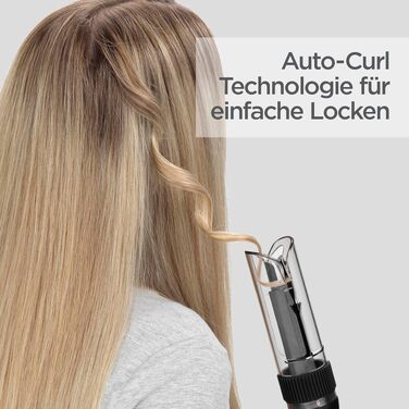 Автоматичний стайлер для локонів BaByliss Curl Secret Lite C1031E, 19 мм, 5 рівнів температури до 210°C, чорний з рожевим золотом
