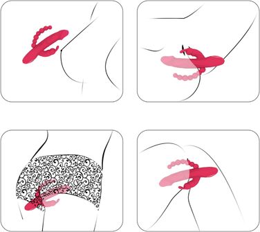 Вібратор Dildo SexSpielzeug з G-точкою, 10 режимів вібрації, анальний плагін, стимулятор простати, для жінок та пар