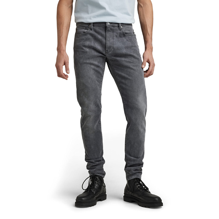 Чоловічі вузькі джинси G-STAR RAW Lancet Skinny сірого кольору Faded Blade, 29W / 32L