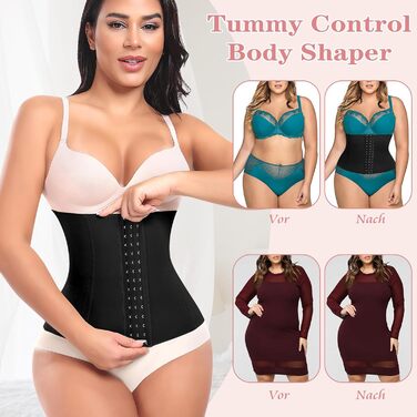 Корсет для талії жіночий, корсет-м'який бюстгальтер, м'який корсет, форма для тіла, талія, чорний, 3XL, 28 см