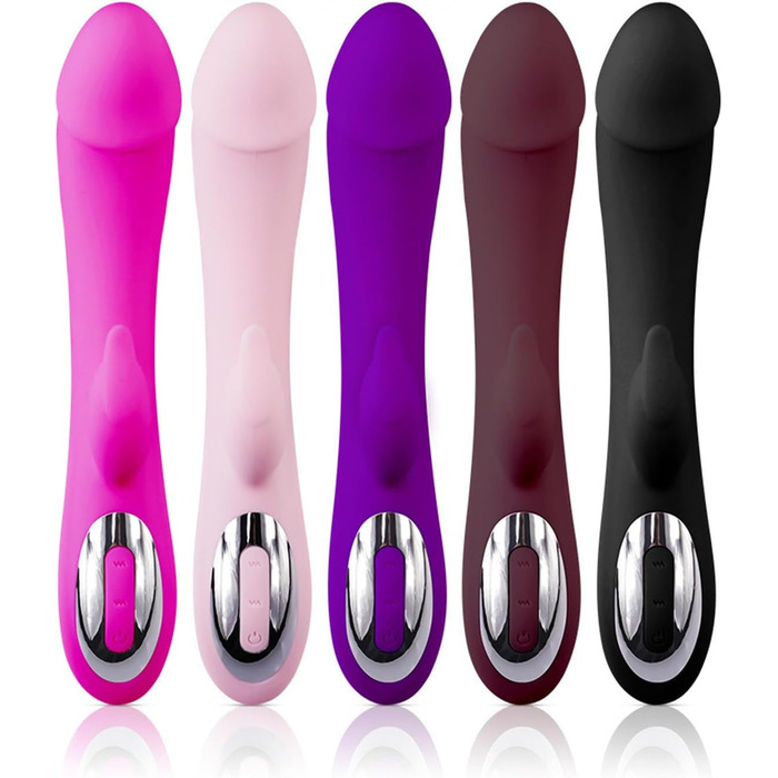 Вібратор G-Spot з силікону для жінок, 7 режимів, фіолетовий