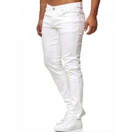 Чоловічі джинси Slim Fit Tazzio Jeans Denim 16533, білі, стрейч