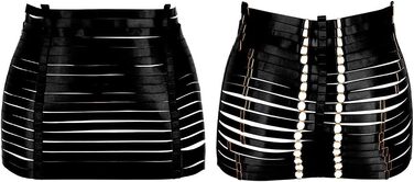 Жіночий корсет-нагрудник Банссгот: повний каркас, готичний стиль, для фестивалів та рейвів, чорний