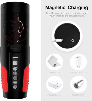 Автоматичний електричний мастурбатор-чаша з телескопічною функцією та режимами обертання. Масажер для чоловіків з 3D силіконовою вагіною, стимулятор пеніса