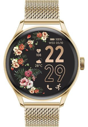 Смарт-годинник Ice-Watch Ice Smart 2.0 круглий, золотистий, дисплей 1.20