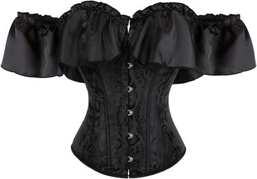 Корсет-топ для жінок GFPGNDFHG: великі розміри, шнурівка, сатин, Body Shaper, корсаж, тренажер для талії, костюм на Хелловін, XXL