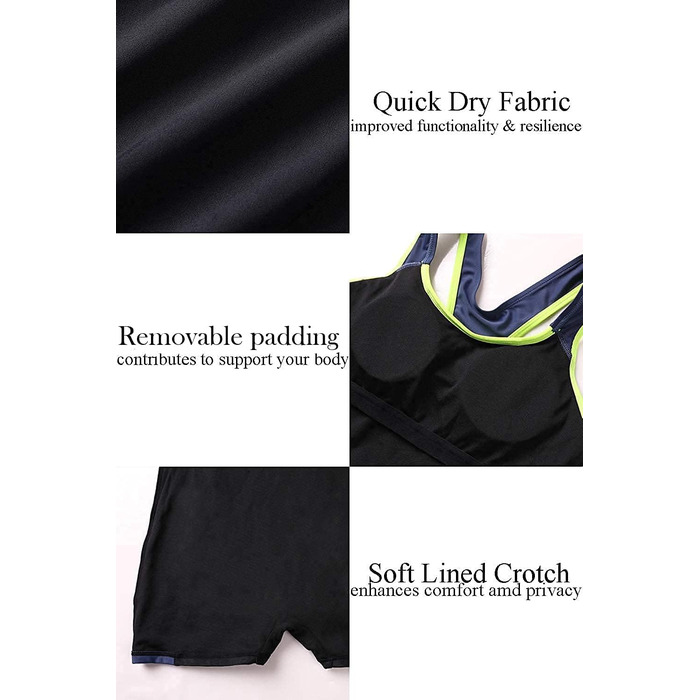 Купальник суцільний жіночий Attraco Push-Up, сірий, XL - моделюючий, для плавання