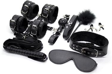 Набір для БДСМ: 11 предметів, фетрове ув'язнення, іграшки для дорослих