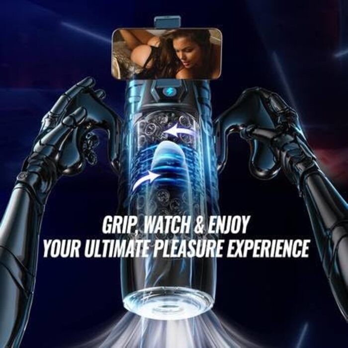 Іграшка для чоловіків Sumeber – 7 способів стимуляції, з ручкою та тримачем для телефону, автоматичне керування