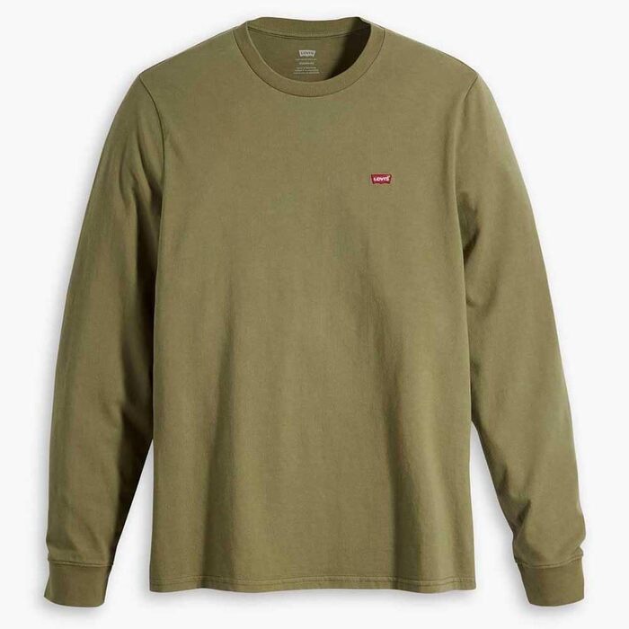 Чоловіча футболка з довгим рукавом Levi's Original Housemark Tee, розмір XL, колір Bluish Olive