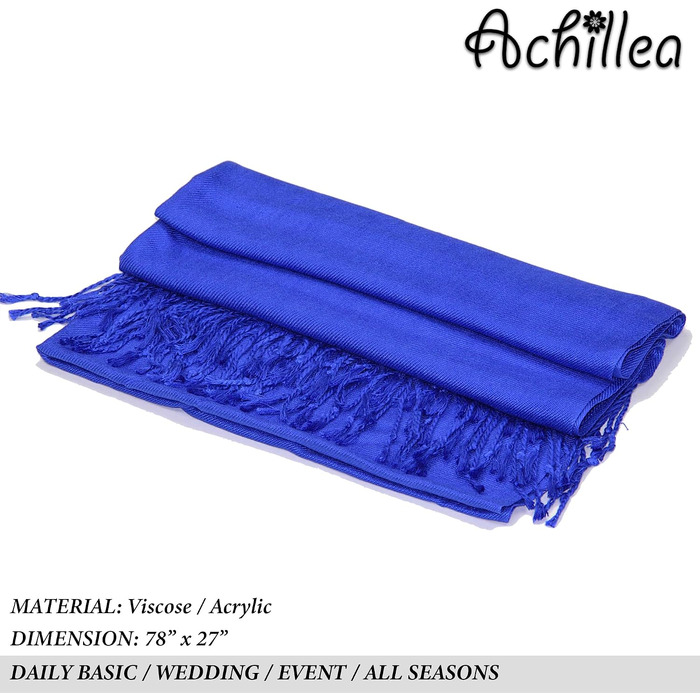 Класичний жіночий килимок Achillea Damen A-001, синій, 80 x 28 см