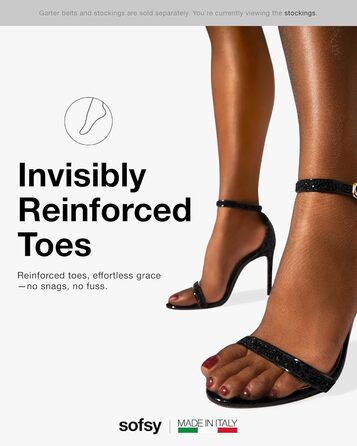 Чорні мереживні стрінг-тримачі для панчіх Softy (M-L)