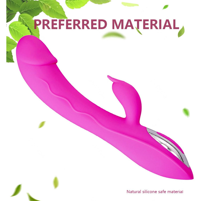 Вібратор G-точка з силікону для жінок, 7 режимів, Rabbit Vibrators, червоний