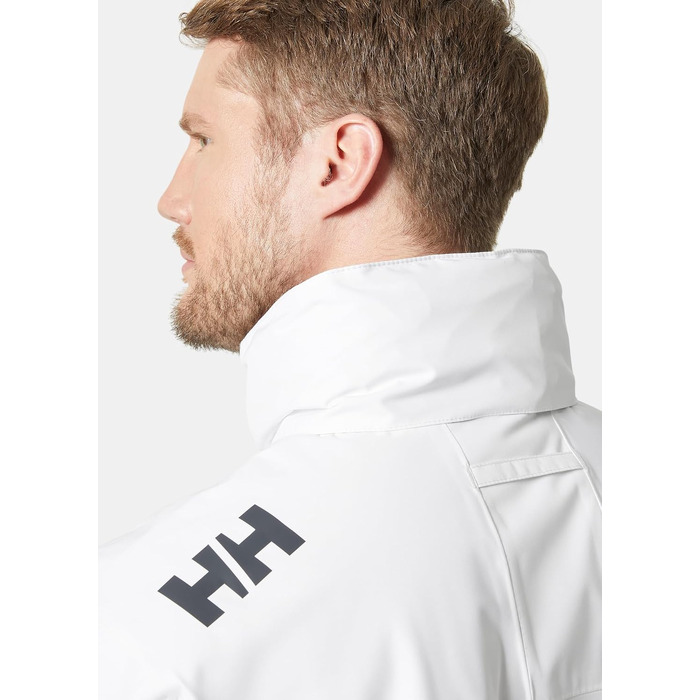 Чоловіча утеплена куртка-мідлеєр Helly Hansen Midlayer Crew Jacket 2.0 з капюшоном, водонепроникна outdoor-куртка, біла, розмір 4XL