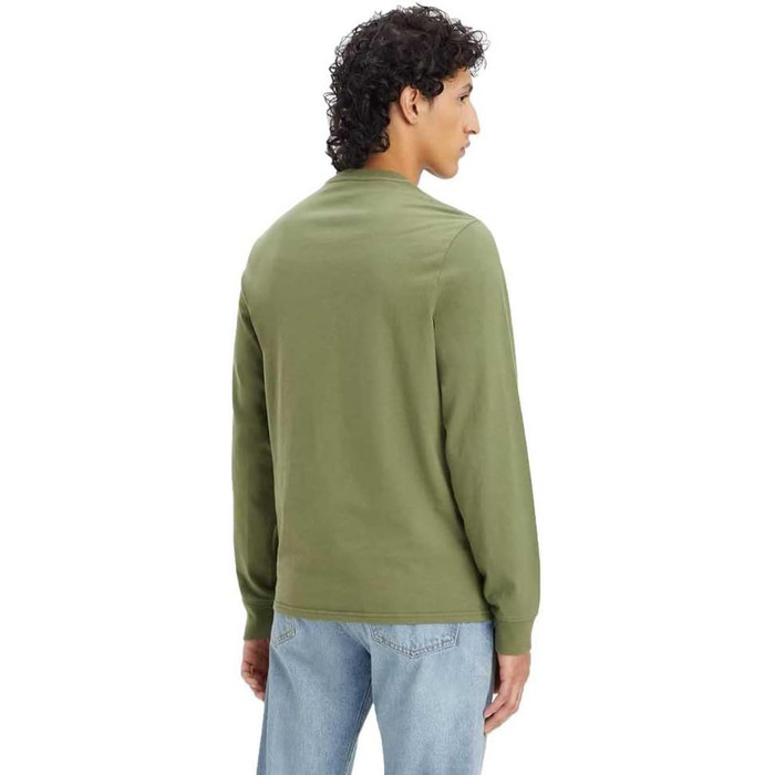 Чоловіча футболка з довгим рукавом Levi's Original Housemark Tee, розмір XL, колір Bluish Olive