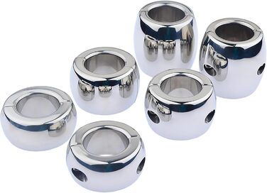 Сталеві кільця для яєчок (ходенринги) - сталеві, для чоловіків, 30/40/60 мм, з магнітом/гвинтом. Іграшки для дорослих