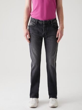 Чоловічі джинси LTB Roden Bootcut Fit синього кольору, низька посадка, стрейч (Adoni Wash, 40W/34L)