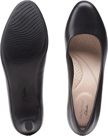 Жіночі туфлі-човники Clarks Ambyr Joy, шкіряні, чорні, розмір 39 EU