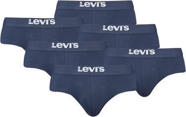 Труси боксер чоловічі Levi's Basic (6 шт.) XL, темно-синій