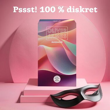 Вібратор-аналізатор Rosen від Oliver James - 10 режимів, водонепроникний, USB-зарядка (фіалковий)