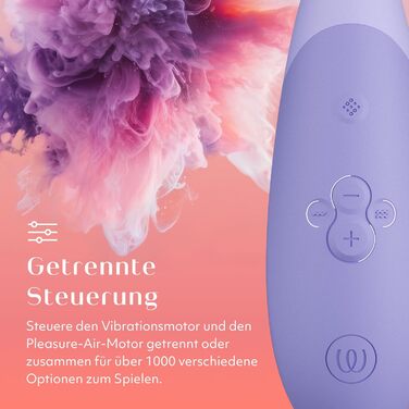 Womanizer Enhance 2 в 1: вібратор клітора та соска-стимулятор | Водонепроникний, акумуляторний | Іграшка для дорослих, фіолетовий